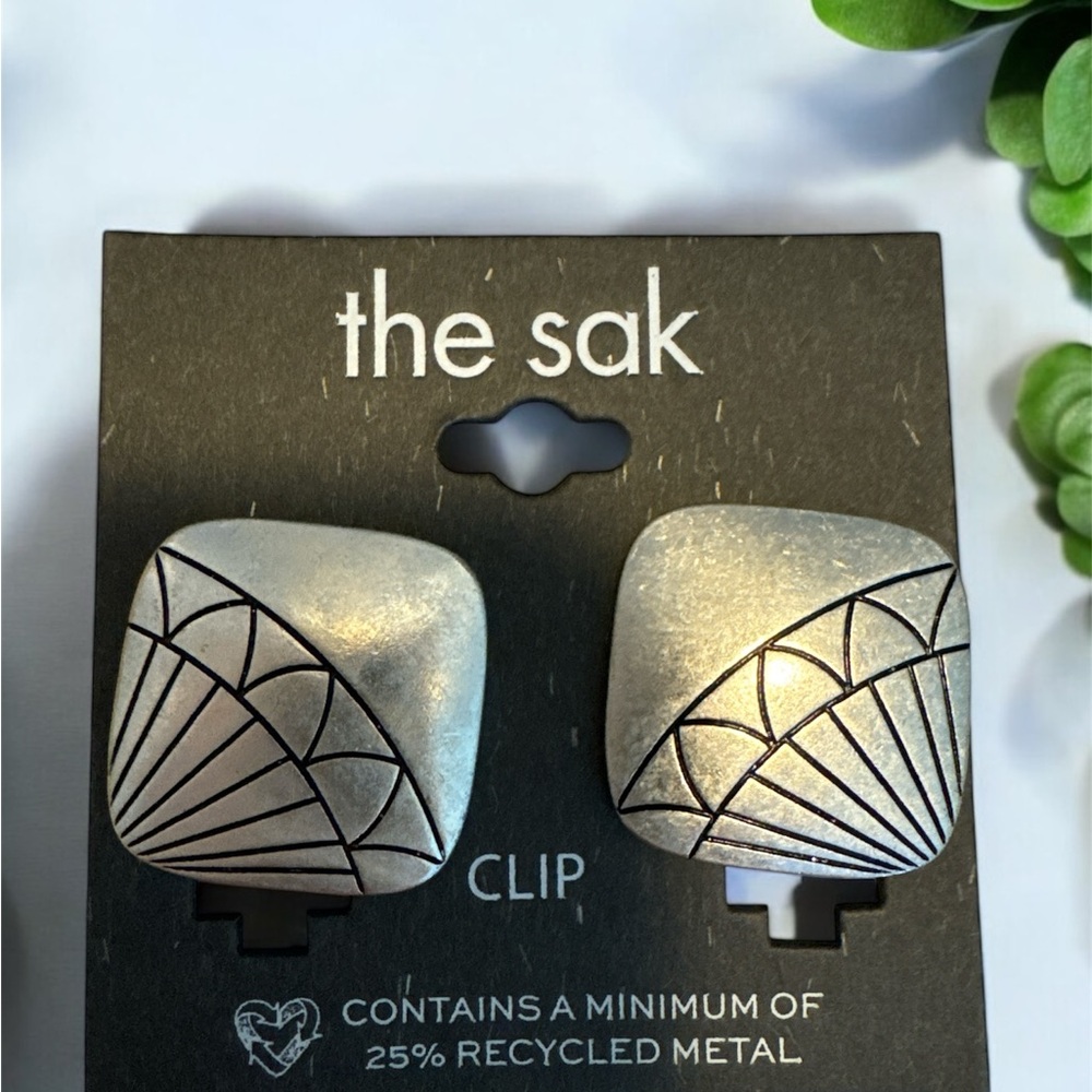 The Sak Silver Hair Clips